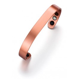Lunavit CU-4 Copper Bangle - made from 99,9% pure Copper, comes with 2 powerful magnets and 2 Germanium stones Ge32