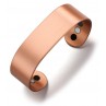 Lunavit CU-4 Pure Copper copper bangle comes in 2 cm width and is made from copper (99.9% pure Copper)
