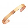 SABONA OF LONDON Copper Bracelet Gold Original - goldplated bangle made from purest copper 99,9%, one 1800 gauss SmCo magnet in each tip