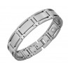 Eye-catching SABONA OF LONDON Magnetic Bracelet Symmetry Silver comes with at least 7 SmCo magnets of each 1200 Gauss